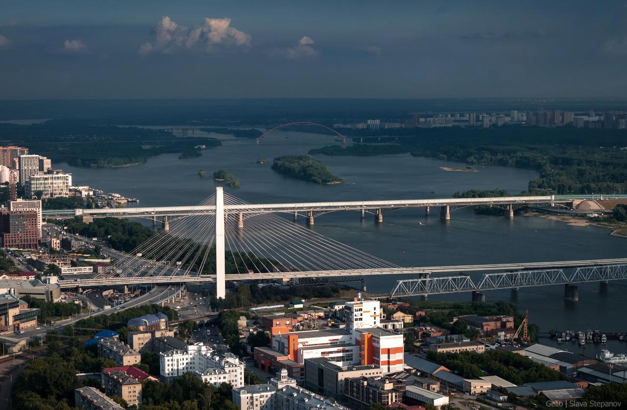 Мост Центральный в Новосибирске
