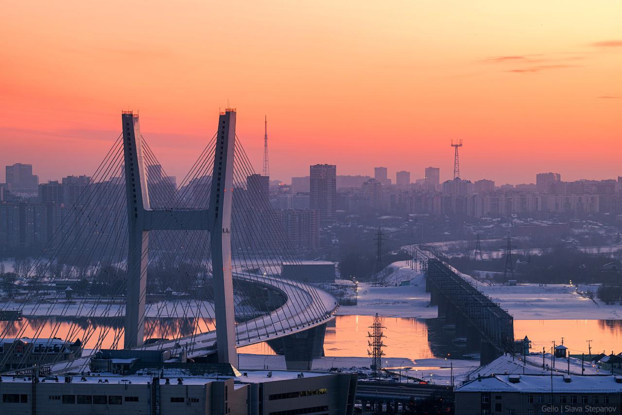 Мост Центральный в Новосибирске