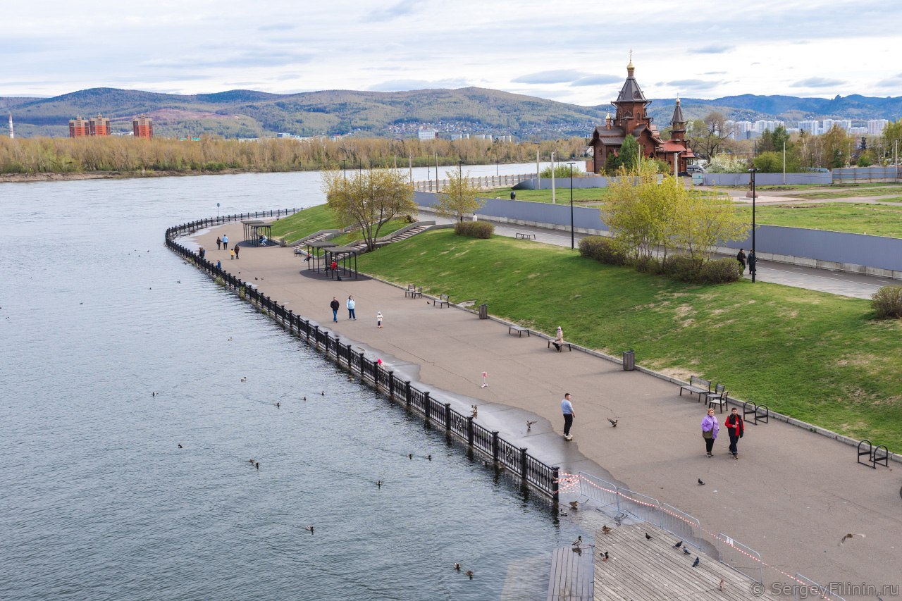 Енисей, Красноярский край