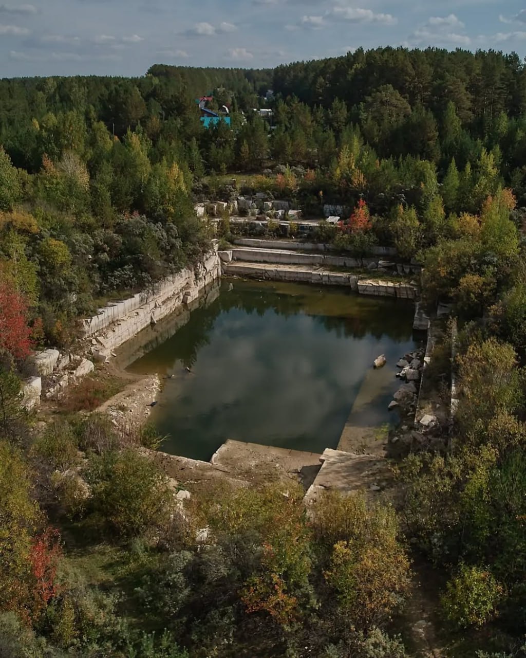 Мраморный карьер в Колюткино