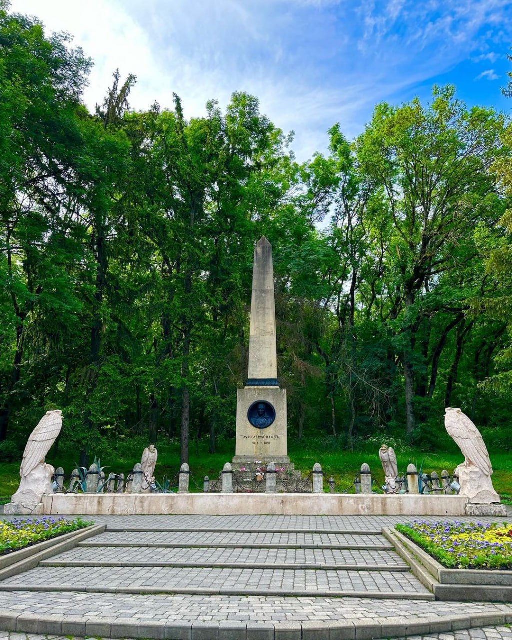 Место дуэли Лермонтова