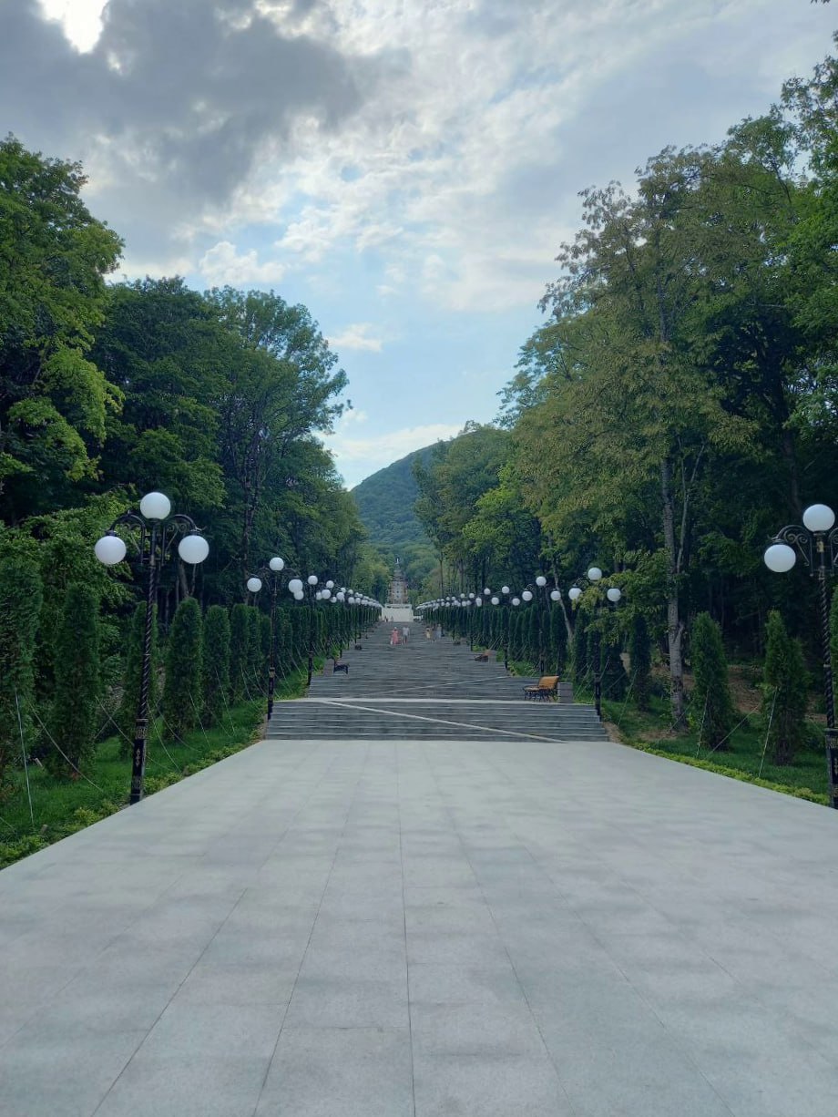 Каскадная лестница в Железноводске