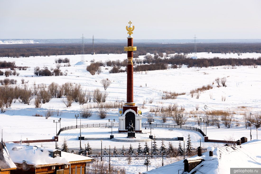 Монумент основания Якутска