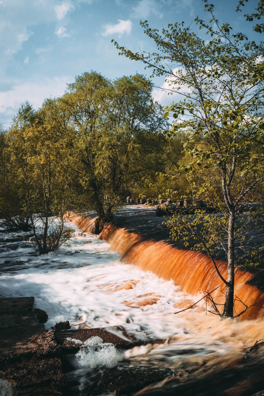 Карамельный водопад