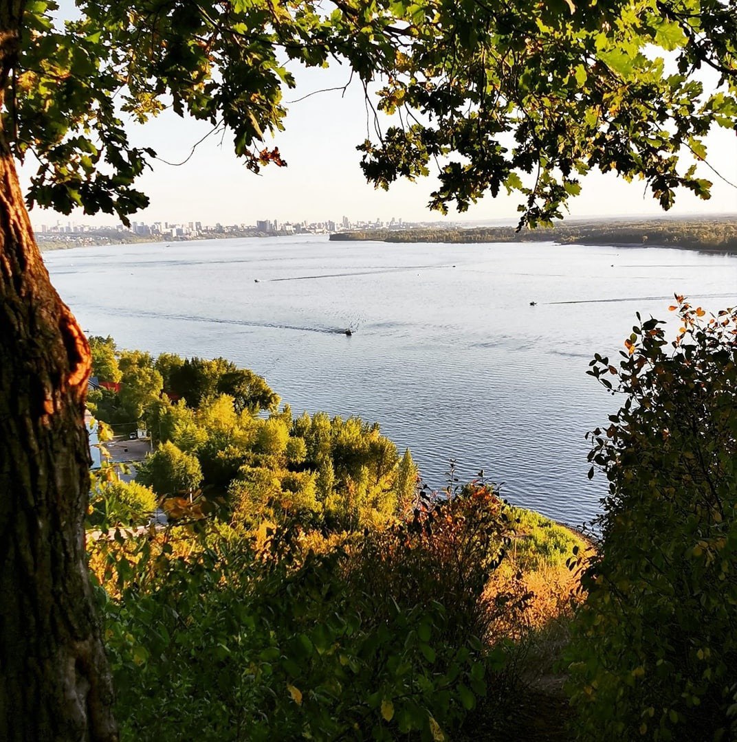 Лысая гора, вид на Волгу