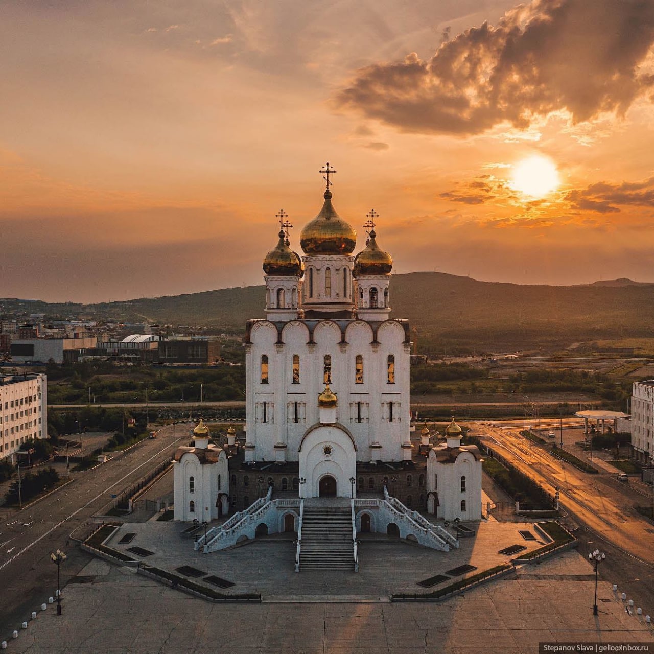 Магадан с высоты
