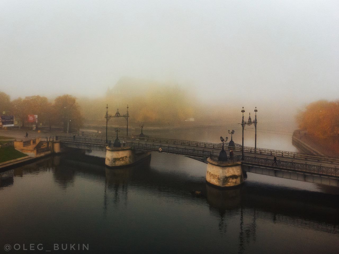 Деревянный мост в Калининграде
