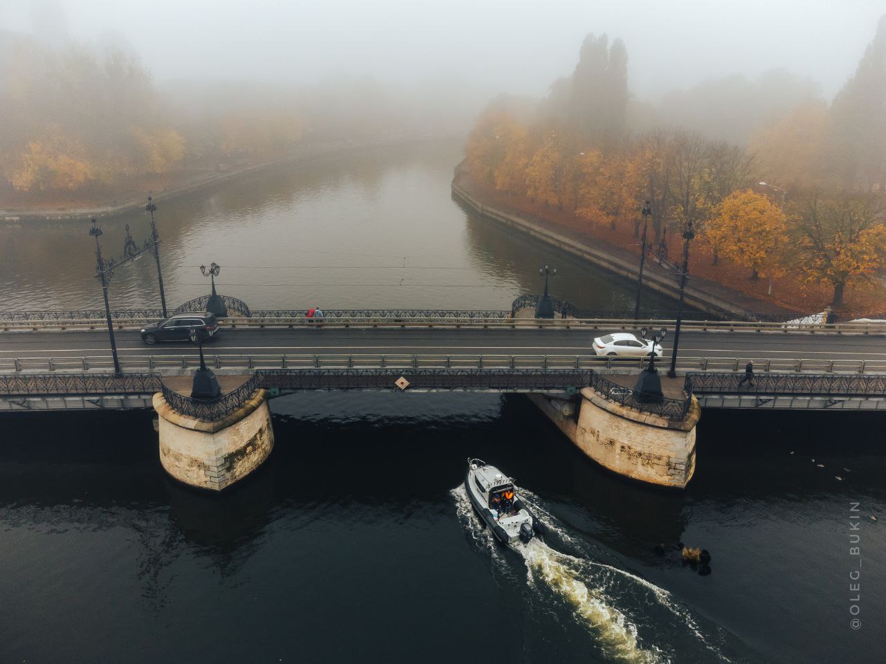 Деревянный мост в Калининграде