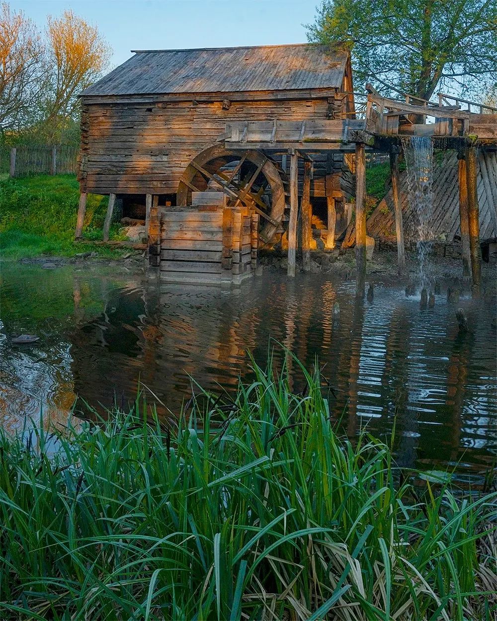 Водяная мельница в Курской области