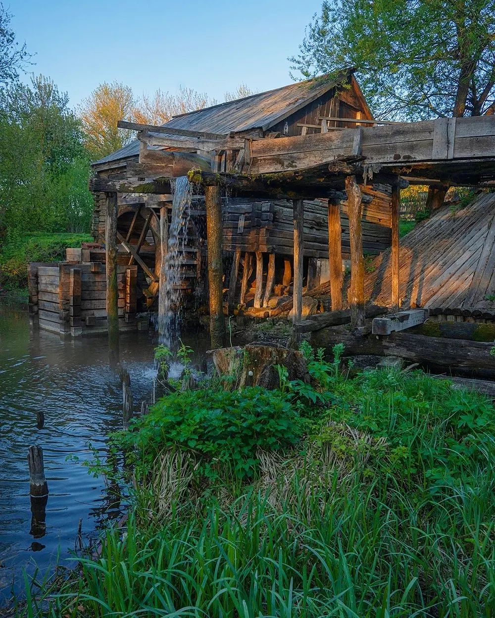 Водяная мельница в Курской области
