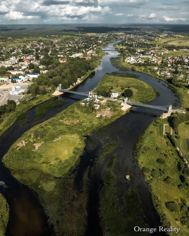 Крепостной остров, Псков