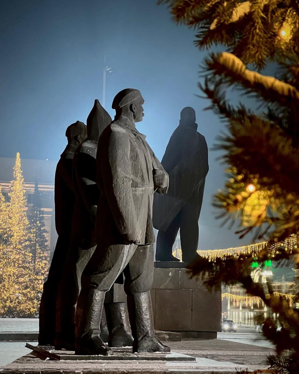 Памятник Ленину, Новосибирск