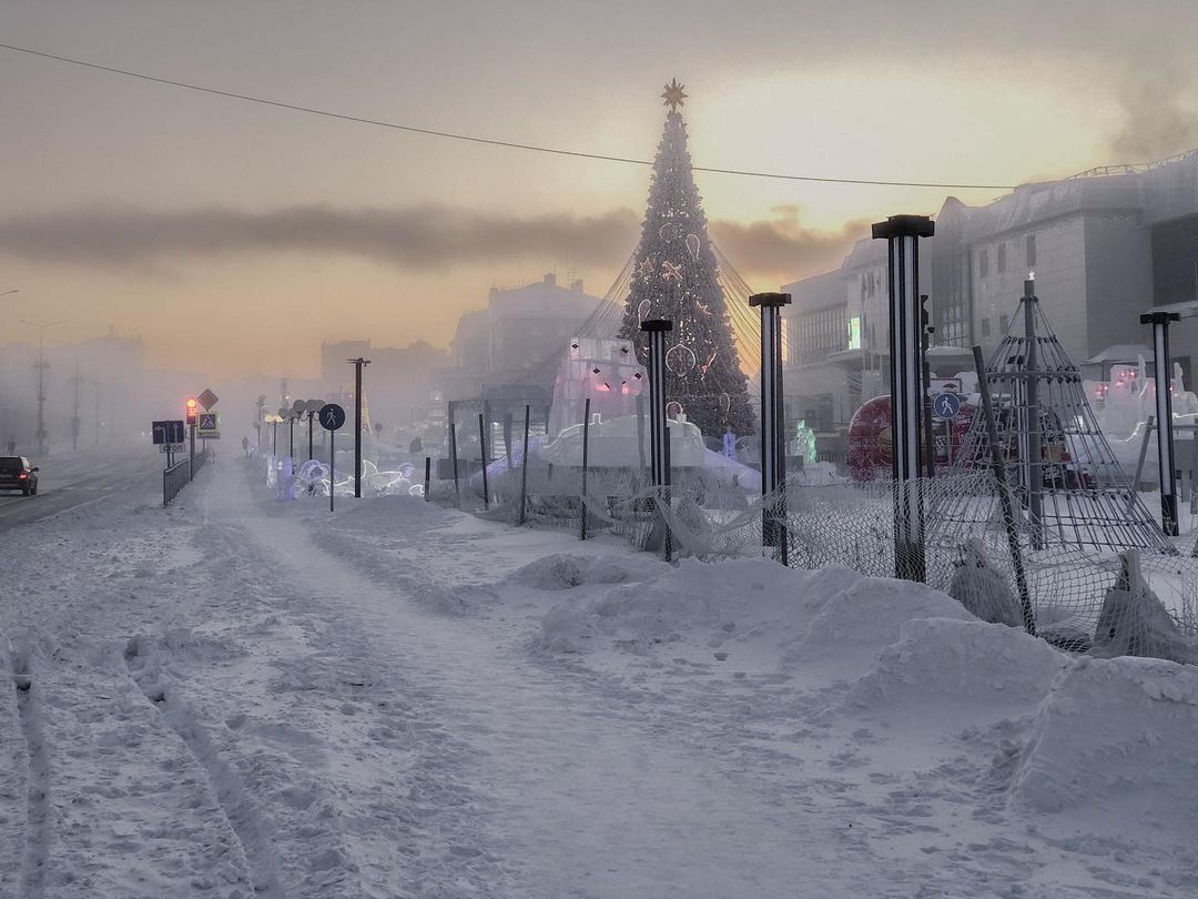 Ледовый городок в Салехарде