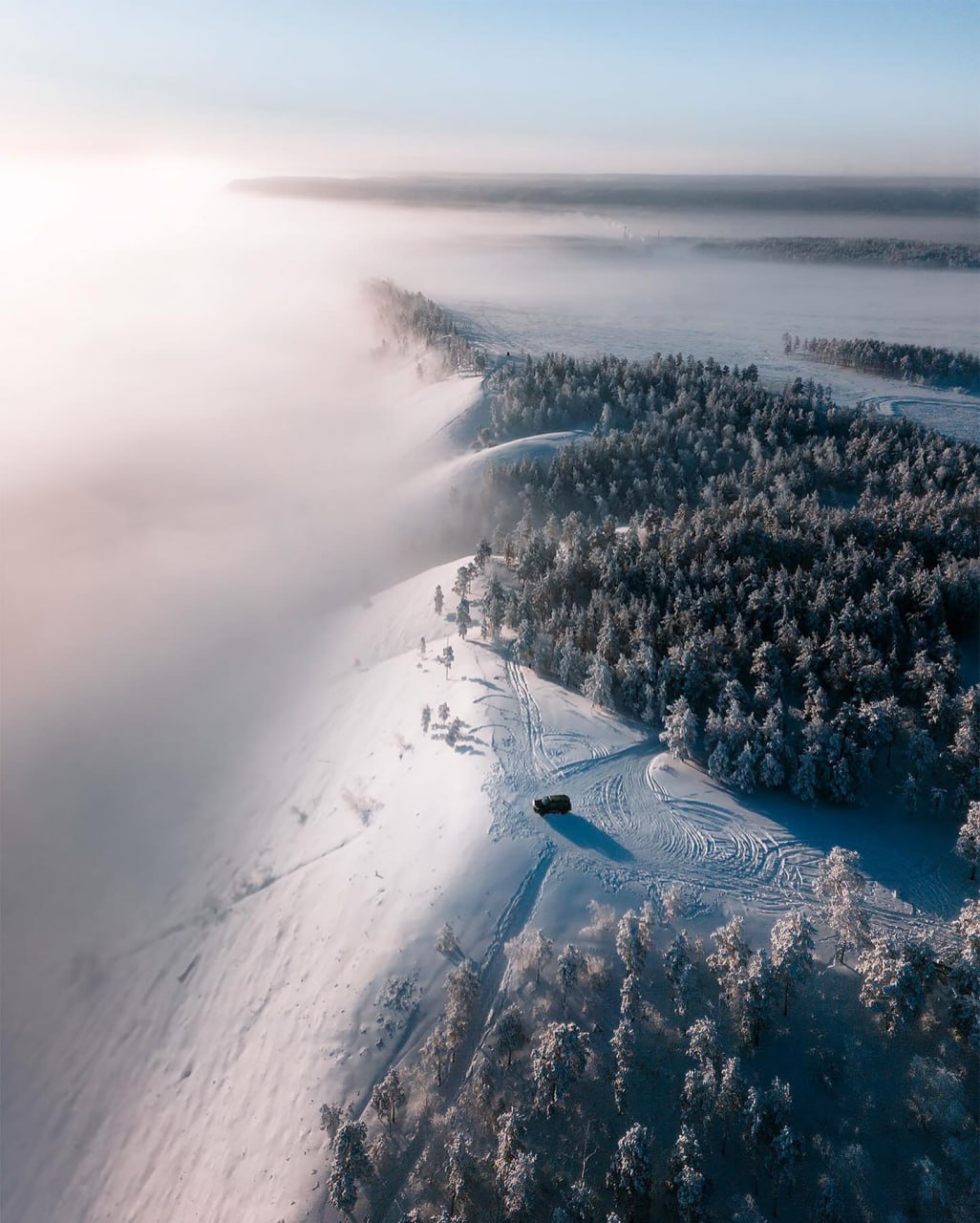 Якутск в тумане