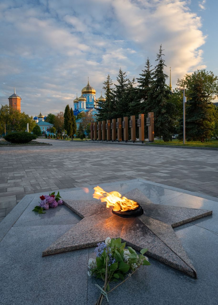 Сквер Победы в Задонске