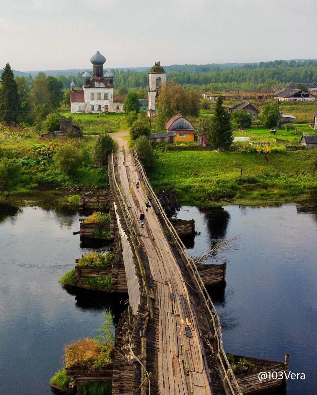 Ряжевый мост через реку Кена