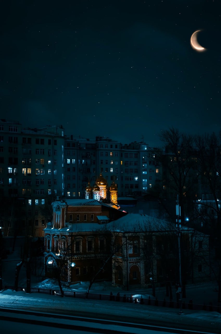 Ночная Москва