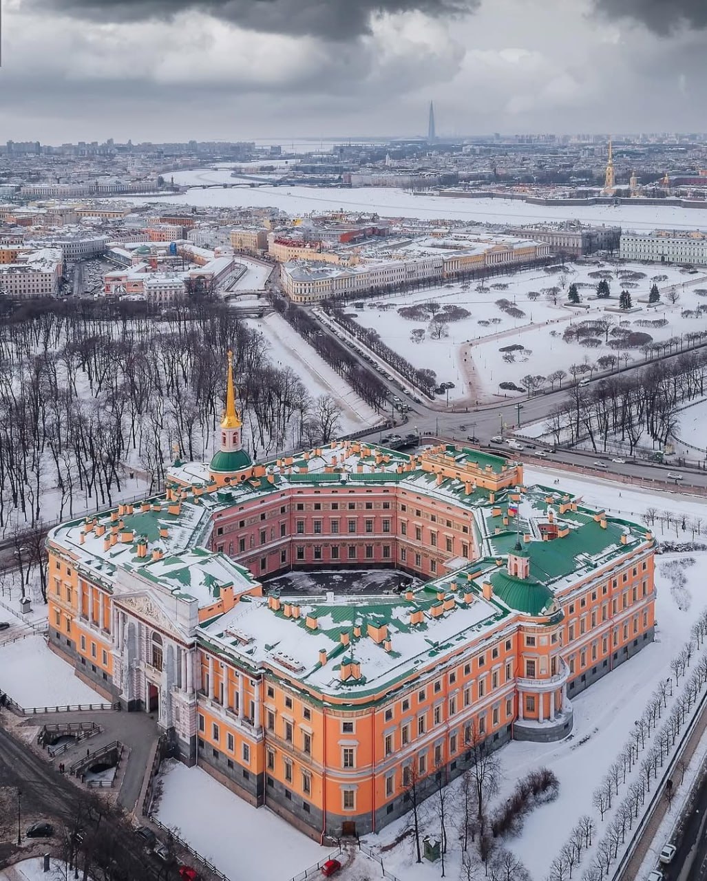 Санкт-Петербург сверху