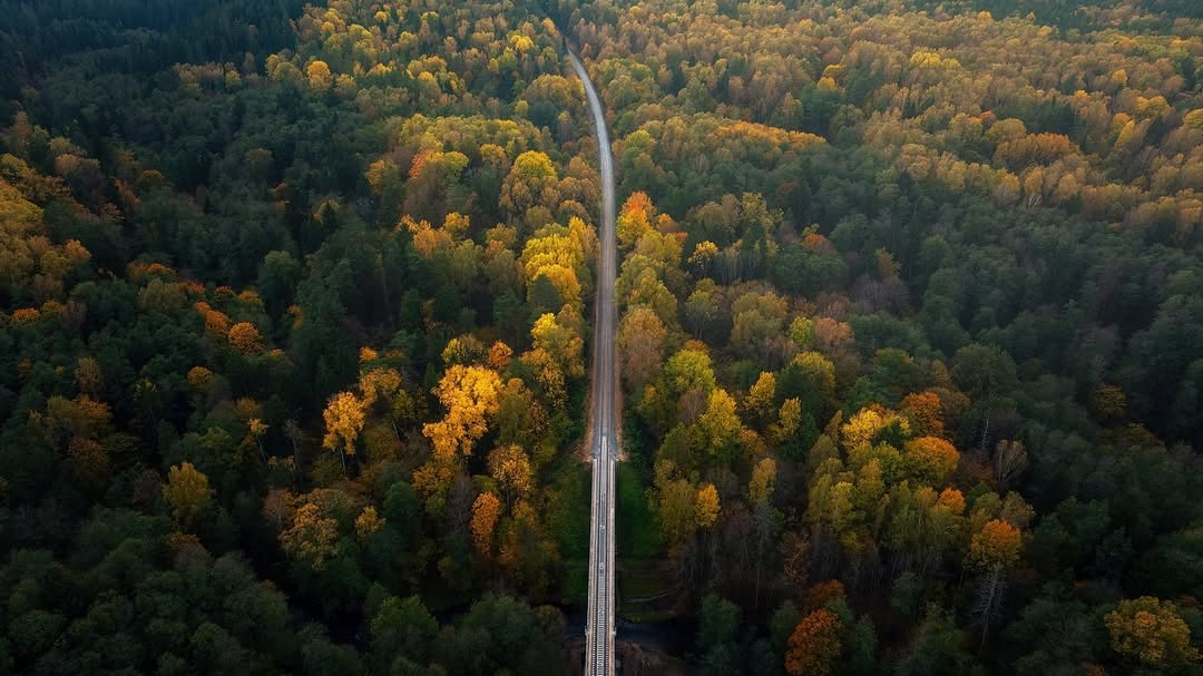 Железнодорожный мост через реку Красная