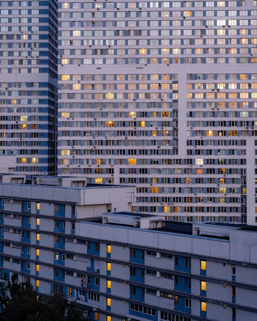 Советские панельные дома в Москве