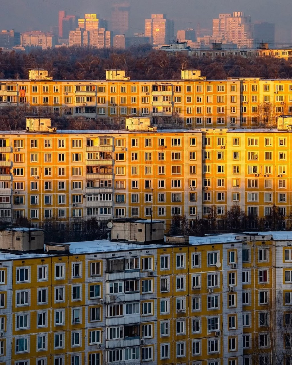 Советские панельные дома в Москве