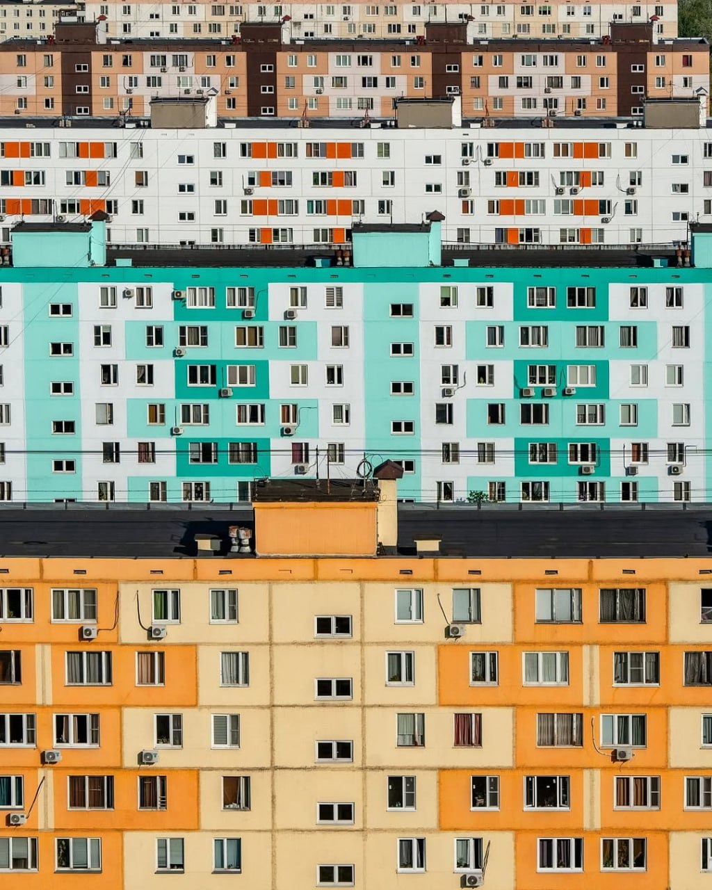 Советские панельные дома в Москве