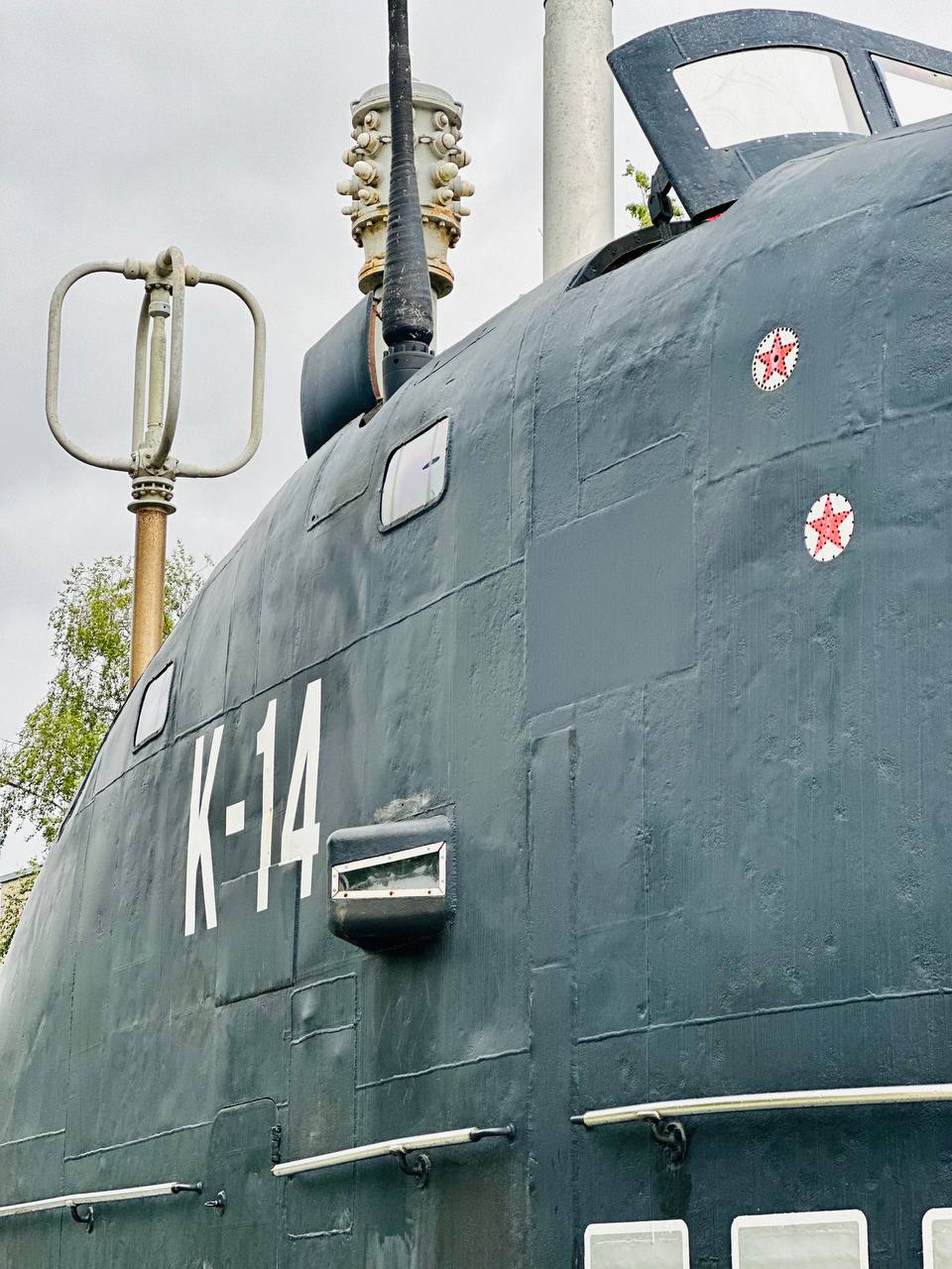 Памятник АПЛ К-14 в Обнинске