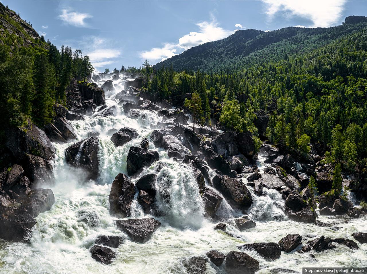 Водопад Учар