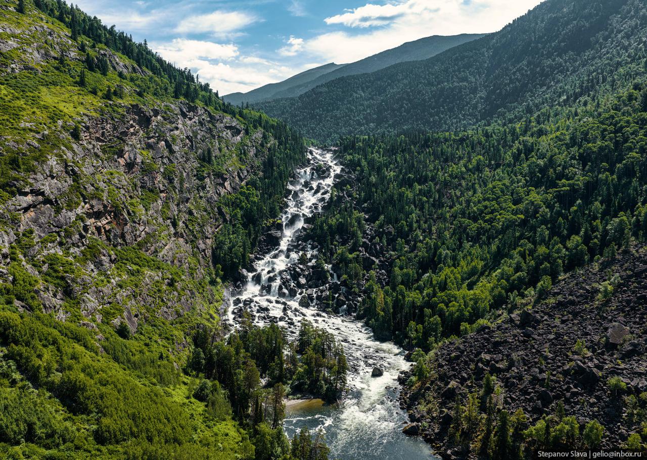 Водопад Учар