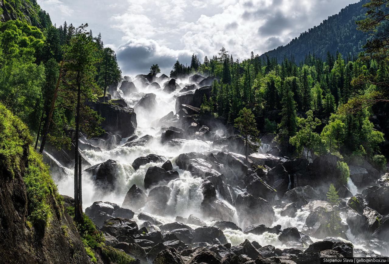 Водопад Учар