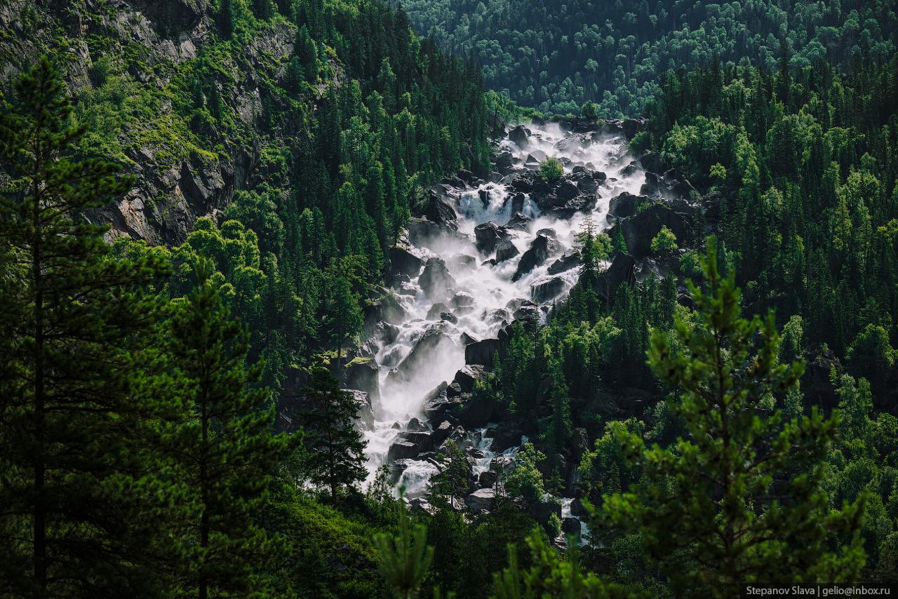 Водопад Учар