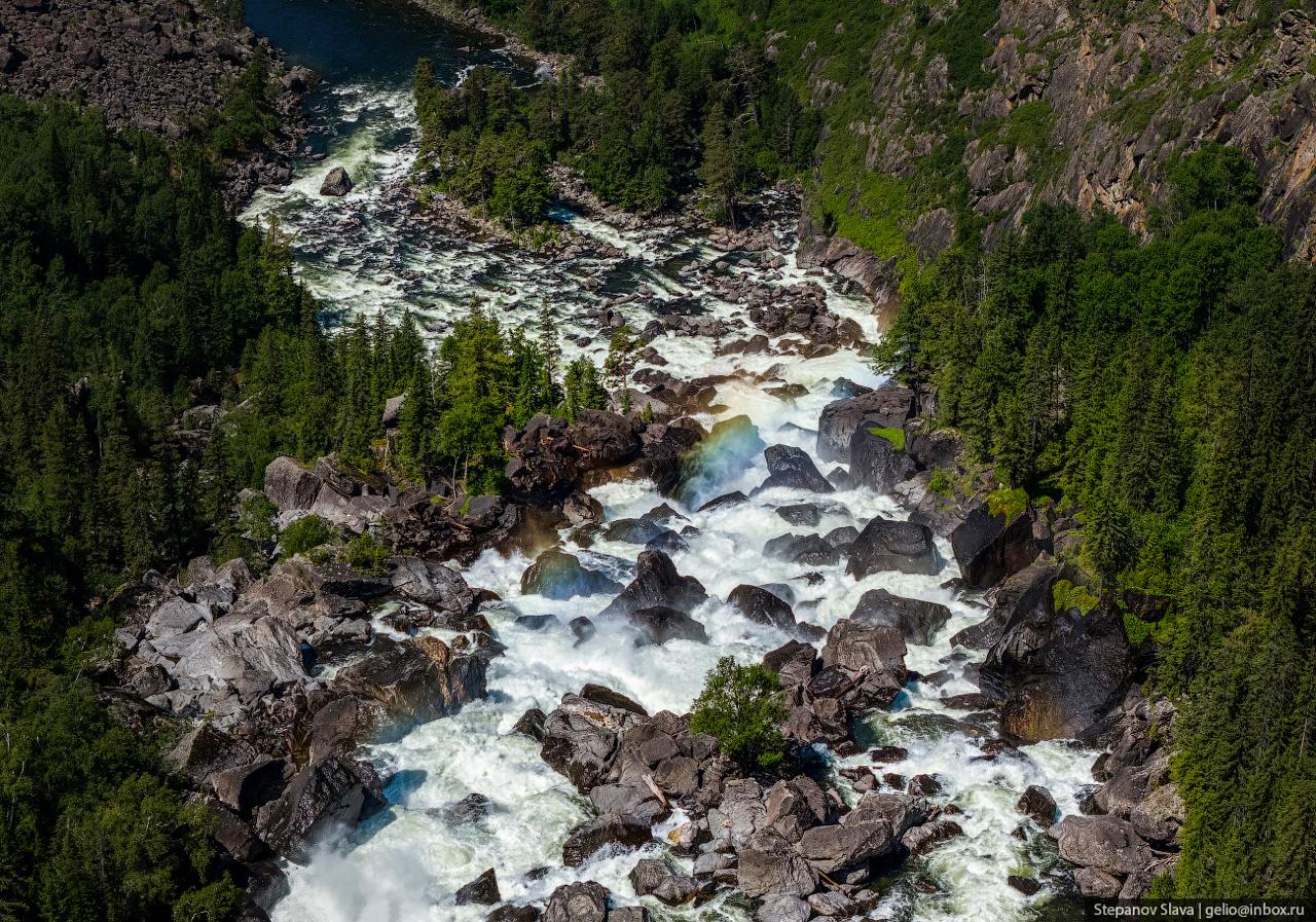 Водопад Учар