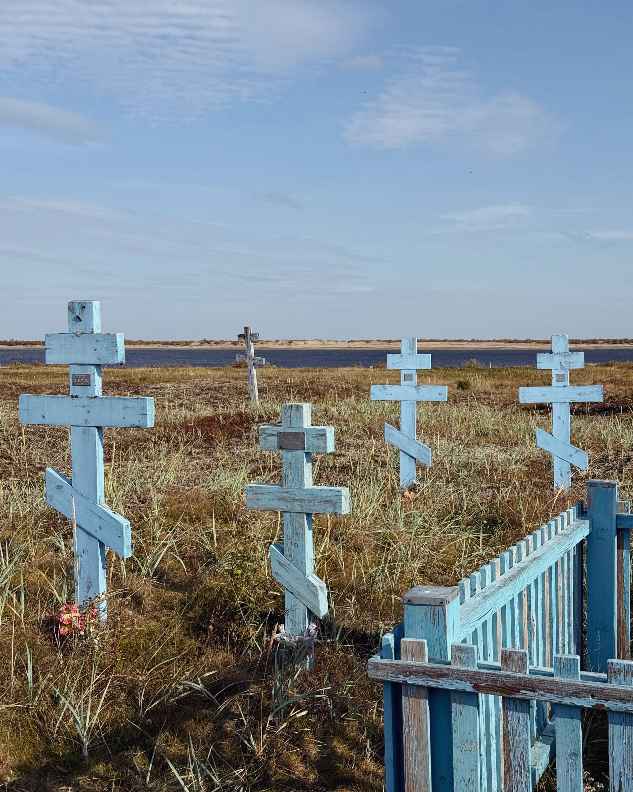 Крест на месте казни Аввакума
